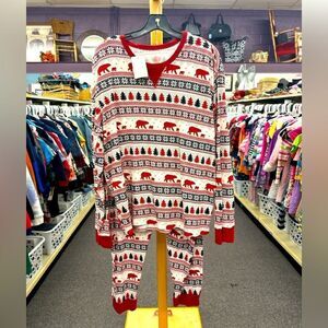 Wondershop adult Xl Red & White Christmas Pj's Pant Set